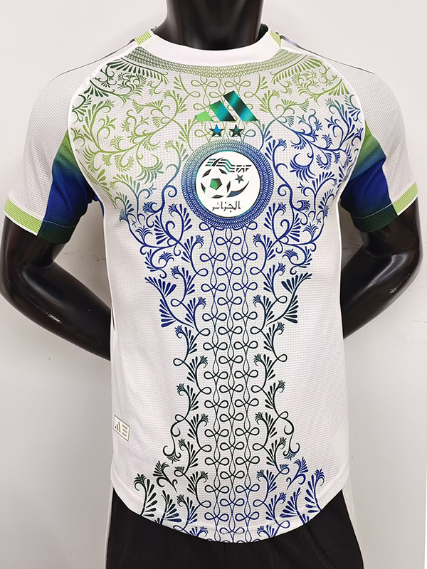 25/26 Algeria White  Player Version Soccer Jerse#A37