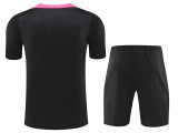 24/25 CHE Black Training Short Suit(粉肩）