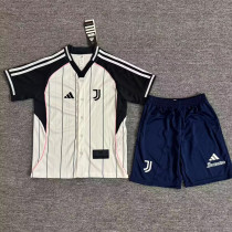 25/26 JUV White Casusl Edition  Kids  Baseball jersey