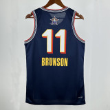 24/25 ALL-STAR BRUNSON #11 Royal Blue Top Quality Hot Pressing NBA Jersey
