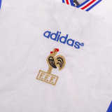 1996 France Away Retro Soccer Jersey