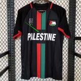 24/25 Palestine Black English Special Edition Fans Soccer Jersey(英文字）