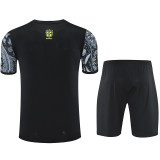 25/26 Brazil Jesus Statue Grey Training Short Suit