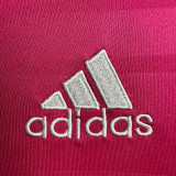 2014/2015 RMA Away Pink Long Sleeve Retro Soccer Jersey (长袖)