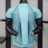25/26 BAR  Special Edition Sky Blue Player Version Soccer Jersey(蓝胸花）