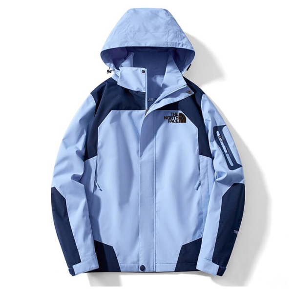 25/26 New THE NORTH FACE Blue Hooded Waterproof assault suit