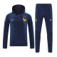 24/25 France Royal Blue Hooded  Tracksuit