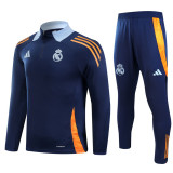24/25 RMA Royal Blue  Half Pull Tracksuit  (半拉链)