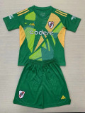 24/25 River Plate Green Goalkeeper  Kids Jerseys
