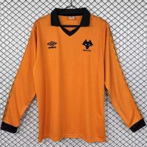 1980/1981 Wolves Home Long Sleeve Retro Soccer Jersey