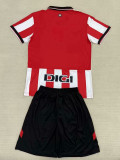 25/26  Bilbao Home  Kids  Soccer Jersey