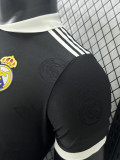 25/26 RMA  Black Team Logo Player Version  Polo Shirts