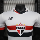 24/25 Sao Paulo  Home Player Version Soccer Jersey