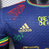 25/26 Ajax Graffiti Edition Royal Blue  Player Version Soccer Jersey