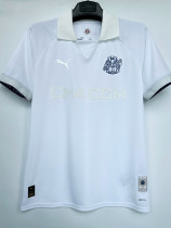 24/25 Marseille 125th Anniversary Edition White  Fans Soccer Jersey