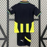 24/25 Man City Away Kids Soccer Jersey