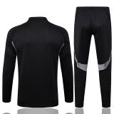 25/26 Argentina Black Half Pull Tracksuit#E25130 (童装\半拉链)