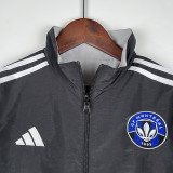 23/24 Montreal Black & Grey Double Sided Windbreaker (双面风衣)