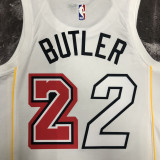 22/23 HEAT BUTLER #22 White City Edition Top Quality Hot Pressing NBA Jersey