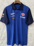 2025 Yamaha Blue Polo  Racing Suit (翻领)