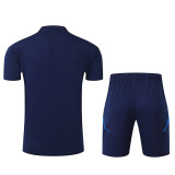 24/25 Italy Dark Blue Training Short Suit
