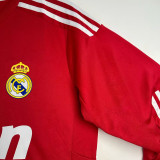 2011/2012 RMA Away Red Long Sleeve Retro Soccer Jersey (长袖)