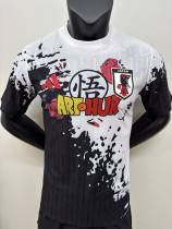 25/26 Japan Wukong Black White Player Version  Soccer Jersey#18