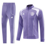 25/26 Man Utd Purple Jacket Tracksuit#07