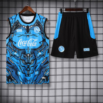 25/26 Napoli Blue Training Vest  Suit