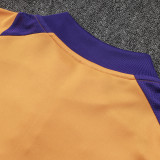 24/25 RMA Yellow Kids Half Pull Tracksuit E952 (童装、半拉链)