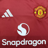 24/25 Man Utd  Home 1:1 Fans Soccer Jersey