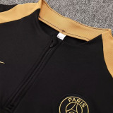 24/25 PSG Black  Half Pull Tracksuit  (半拉链)