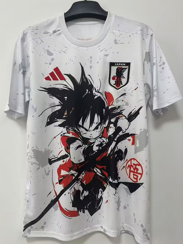 25/26 Japan Small Wukong White  Fans Soccer Jersey