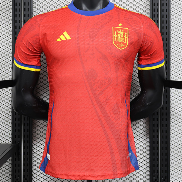 2024 Spain Red Special Edition Player Version Soccer Jersey