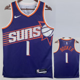 23/24 SUNS BOOKER #1 Purple Top Quality Hot Pressing NBA Jersey