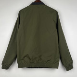23/24 Los Angeles Black & Green Double Sided Windbreaker (双面风衣) 金色边