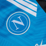 24/25 Napoli Sky Blue  Kids Half Pull Tracksuit  (半拉链)