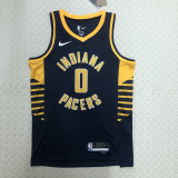 22/23 Indiana Pacers POYTHRESS #0 Black Top Quality Hot Pressing NBA Jersey