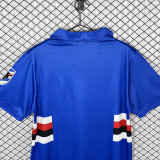 1991/1992 Sampdoria Home Retro Soccer Jersey