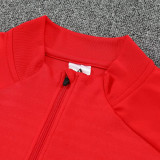 Copy 25/26 Man Utd Red  Half Pull Tracksuit胸前广告  (半拉链)