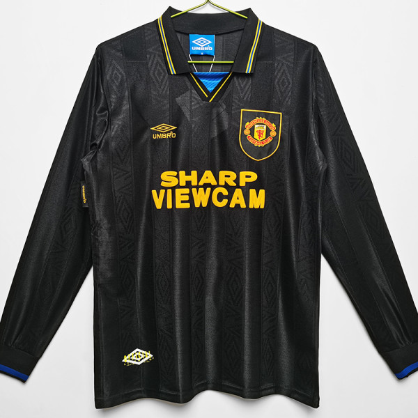 1993/1994 Man Utd Away Long sleeve Retro soccer jersey (长袖)