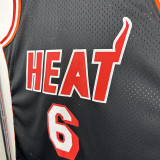 13/14  HEAT  JAMES # 6 Top Quality Hot Pressing Retro NBA Jersey