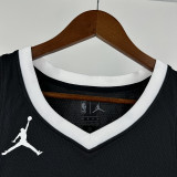 22/23 Sa Spurs FOX #4  Black Flying Man Top Quality Hot Pressing NBA Jersey