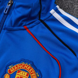 25/26 Man Utd Blue Kids Jacket Tracksuit#E25103