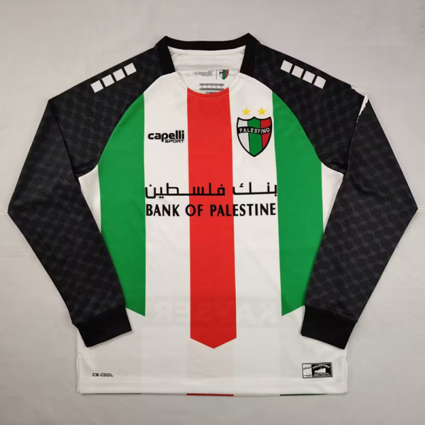 25/26 Palestino Deportivo Home  Long Sleeve  Fans Soccer Jersey