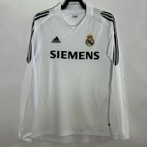 2005/2006 RMA Home Long Sleeve Retro Soccer Jersey (长袖)