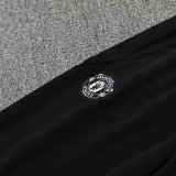 25/26 Man Utd Purple Half Pull Tracksuit胸前广告  (半拉链)