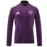25/26 Man Utd Dark Purple Jacket Tracksuit