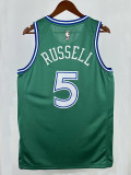 25/26 Dallas Mavericks RUSSELL #5 Green Royal EditionTop Quality Hot Pressing NBA Jersey