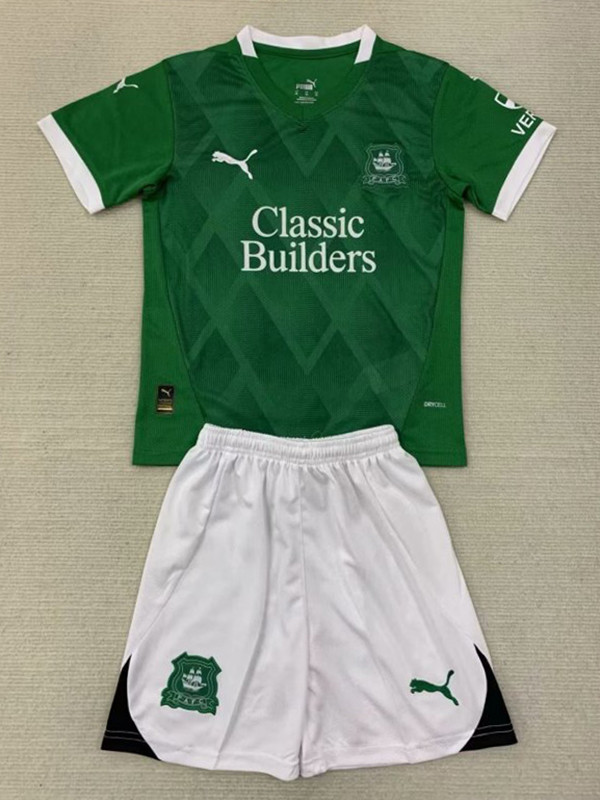 24/25 Plymouth Home Kids  Soccer Jersey